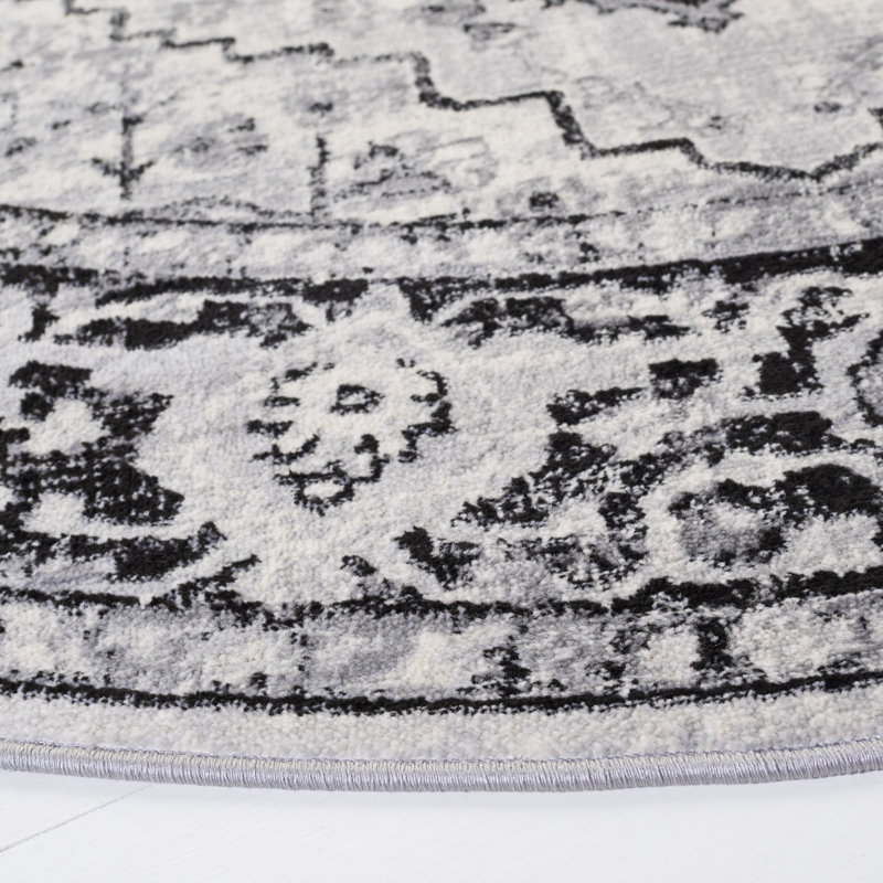 Brentwood Performance Oriental Rug, Round 6'7"