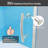 44 - 48 in. W x 71 in. H Pivot Semi-Frameless Sliding Shower Door with SGCC Tempered Glass-123398576-108624635