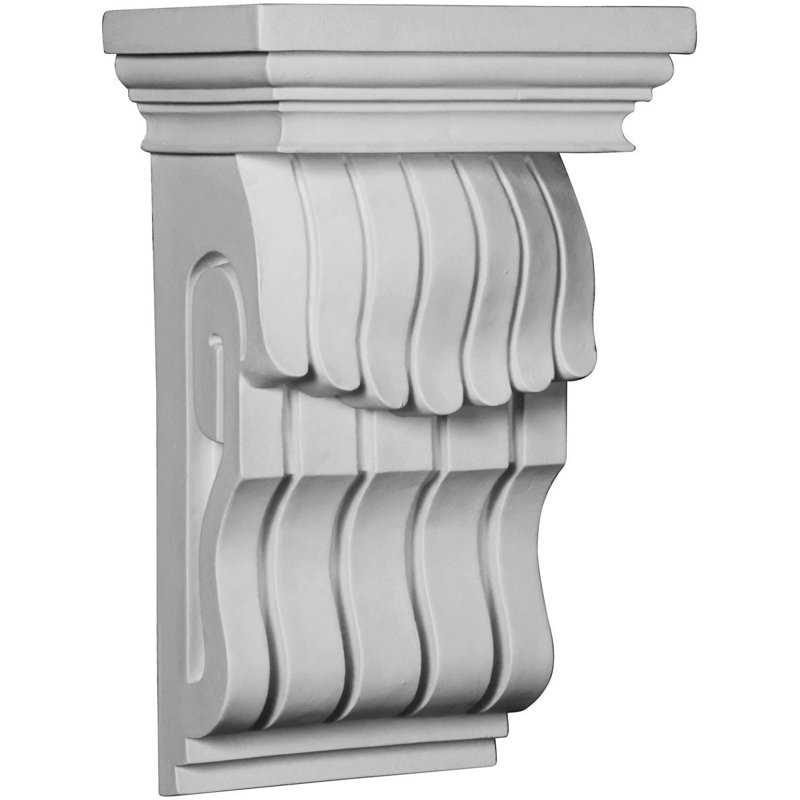 Endurathane Seville Corbel, 6 7/8"W x 4 5/8"D x 11"H, Factory Primed