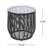 Kemmer Glass Top End Table-856773298