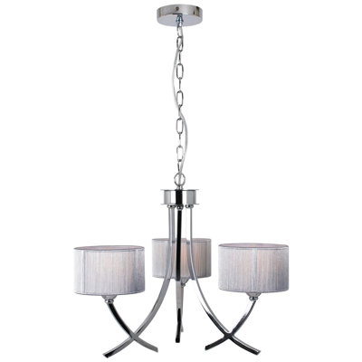 Yusuf 3 - Light Shaded Chandelier