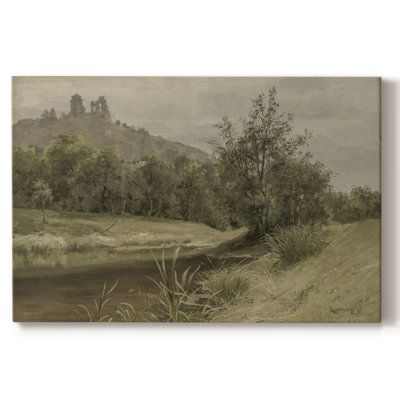 Paysages rétro-DCXCIV -Galerie enveloppée Cavas