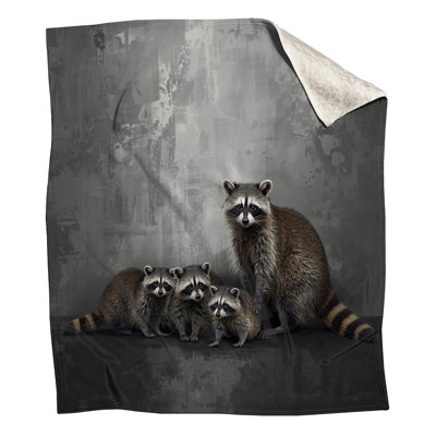 Famille de couvertures ratons laveurs