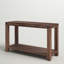Console en bois massif Kaicey