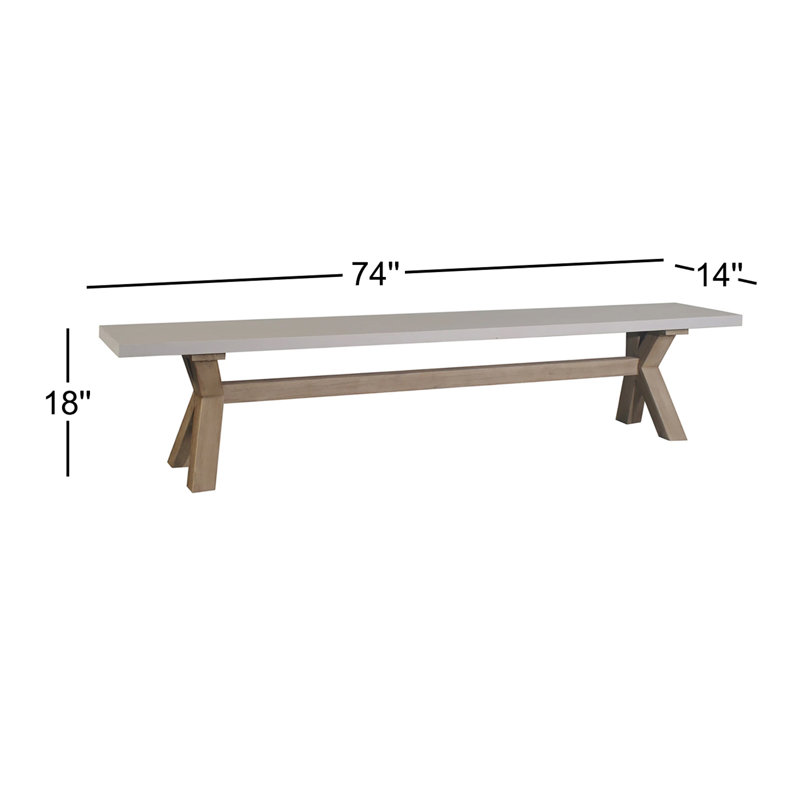 Banc de pique-nique d'extérieur Fleur Eucalyptus