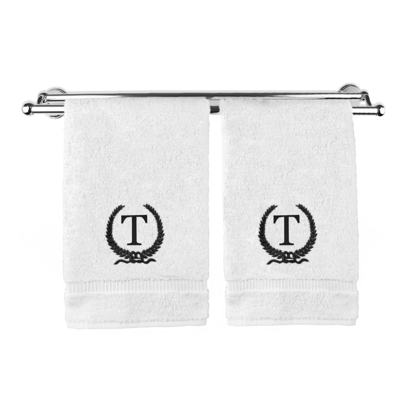 Finnleigh Hand Towel, T, White/Black