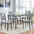 Landrigan Fabric Side Chair Dining Chair Wooden Dining Chairs Set  4, Kitchen Chair with Padded Seat, Upholstered Side Chair for Dining Room, Living Room-858687327