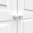 Solid Pine Pantry Cabinet, White Kitchen Storage Cabinet with Adjustable Shelves, Tall Free-Standing Organizer for Pantry, Laundry Room or Garage-1164524377