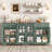 71'' Large Farmhouse Sideboard with Adjustable Shelves and 2 Large Drawers-1010728945