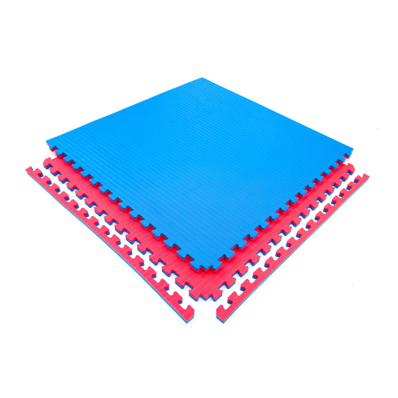 Carreaux de mousse 1/2 po Tatami Gym, Bleu / Rouge