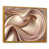Toile à cadre flottant doré