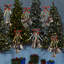 Ensemble de 6 décorations en forme de clochettes de Noël avec boucles décoratives World
