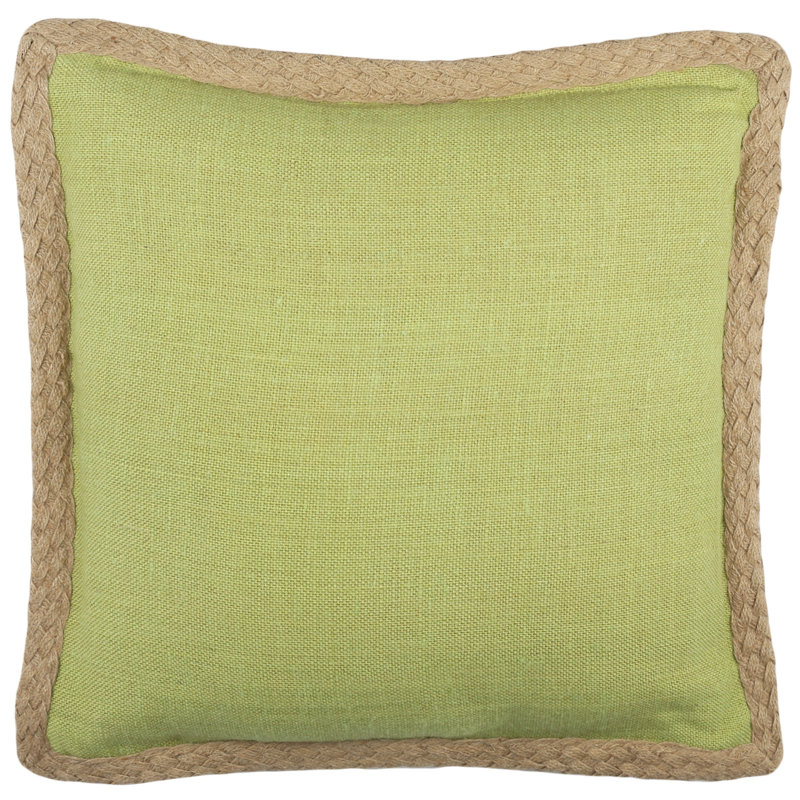 Reversible Throw Pillow, Green