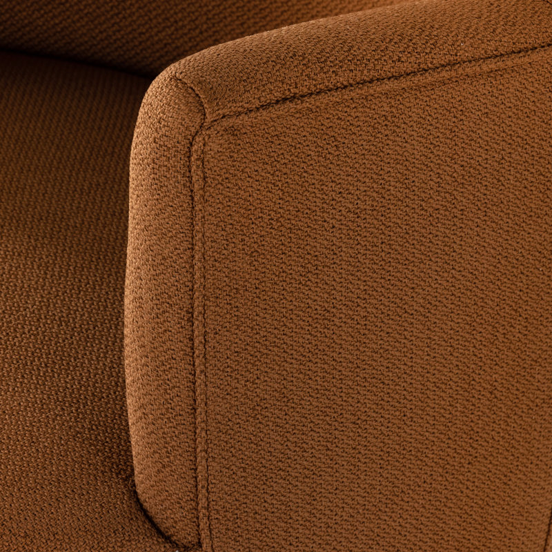 Aurora 26" Wide Swivel Armchair, Patton Burnish Performance Weave
