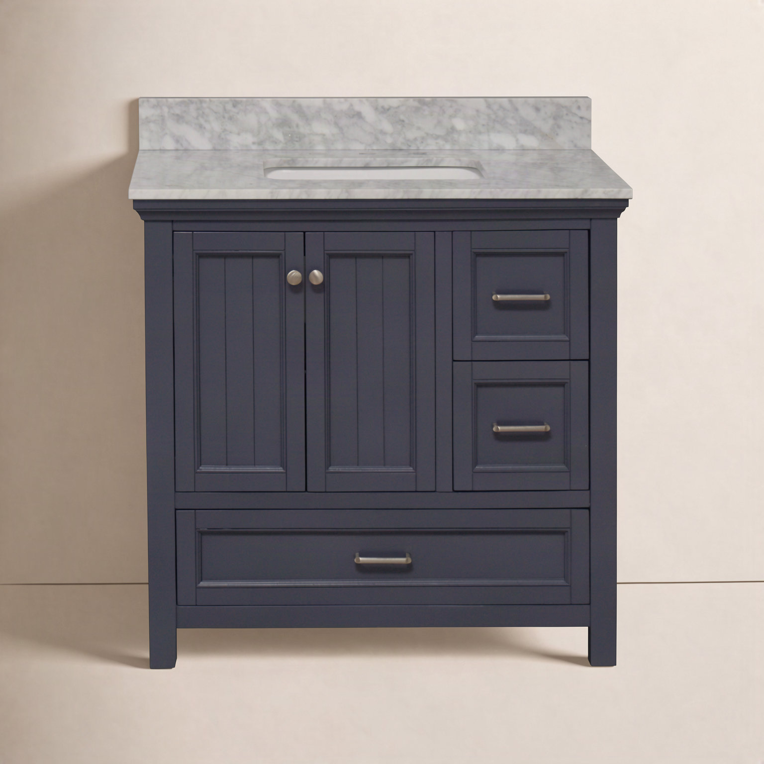 Maven 36'' Single Bathroom Vanity, Marine Gray
