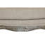 Accent pour le salon, aspect gris patiné, siège revêtu de tissu texturé, pieds en bois