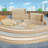 24 Piece Wooden Train Railway Super Expansion Rail Pack Building Set Kit