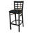 Upholstered Counter Stool with Metal Frame