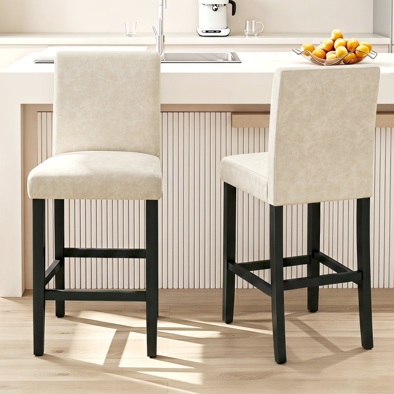 Tabouret de comptoir 25 po Sauhal, Off-white