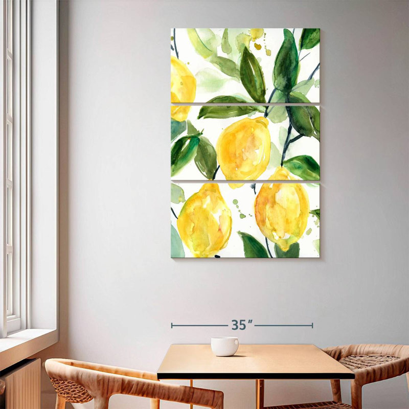 Yarlin Lemony Branch II, 65" H x 42" W