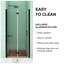 32" x 72" Bi-fold Semi Frameless Shower Door-94573377