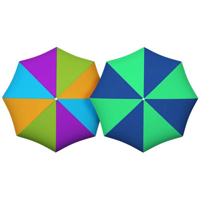 Adji 72 inches Assorted Color Beach Umbrella
