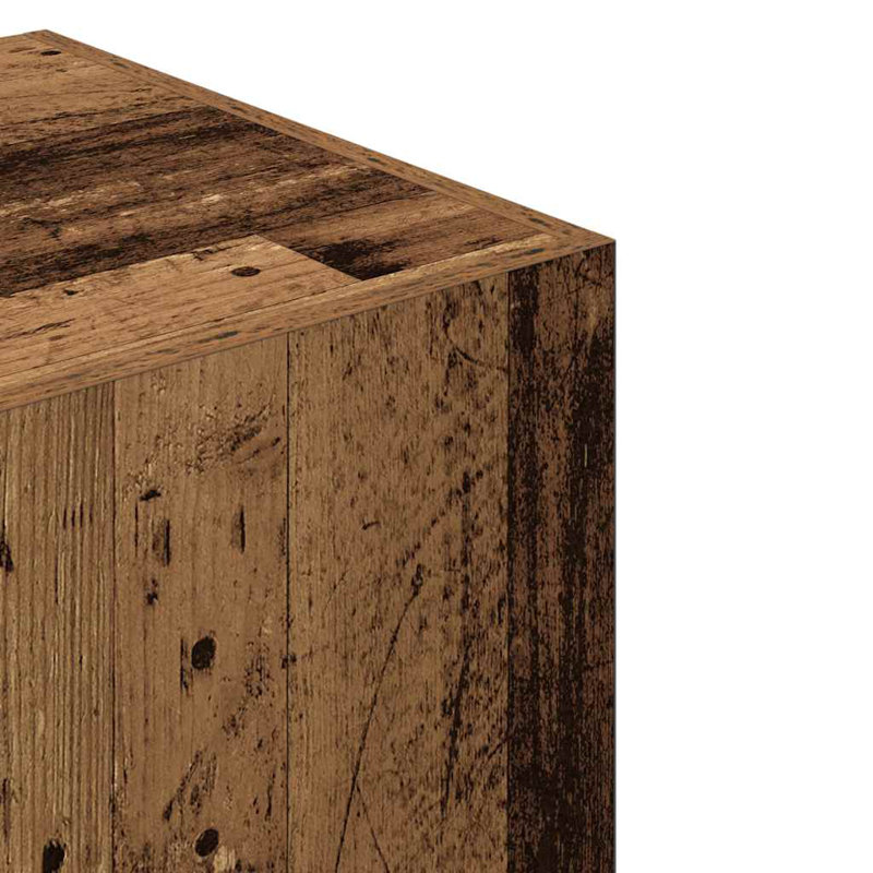 Andrin 2 Door Manufactured Wood Wardrobe, Old Wood