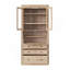 Armoire de rangement pour garde-manger autoportante avec tiroirs, tablettes réglables et prise de courant pour la salle à manger et le salon-1826886782