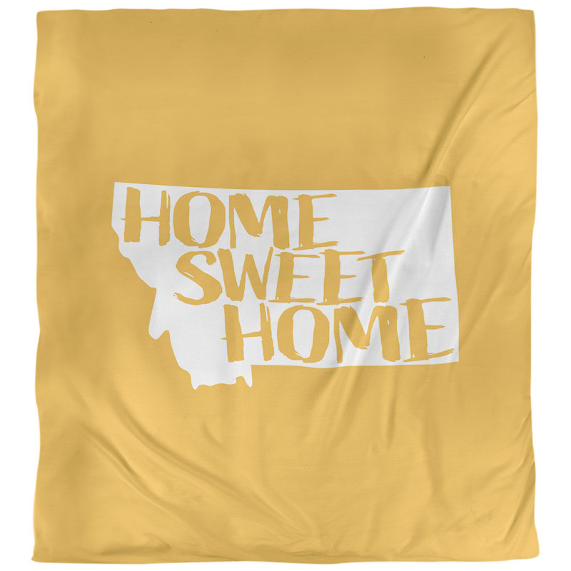 Housse de couette montana doux, Microfibre, Housse de couette pour très grand lit, Jaune