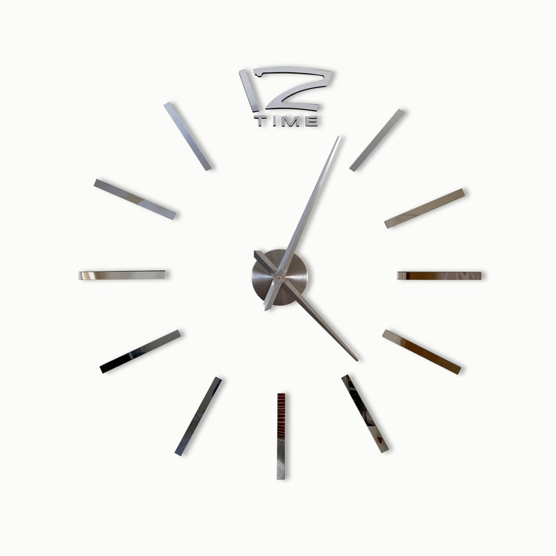 Neidig Wall Clock, Silver