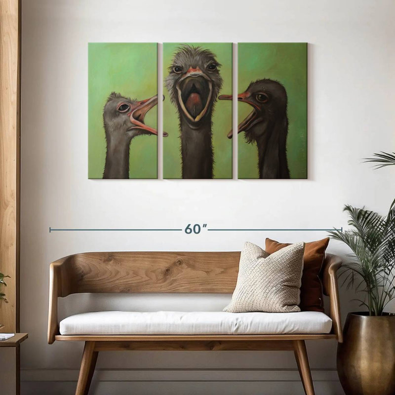 Ketti Three Tenors, 28" H x 45" W