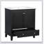 Ensemble de meuble-lavabo compact de 24 po x 18,3 po x 34,7 po de style vintage avec lavabo en céramique