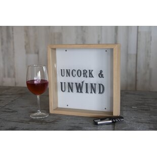  Qualtry Personalized Wine Cork Holder, Wine Shadow Box with  Monogram (16.25 x 8.5, Stevenson Design)