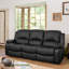 Manervia 3 Seater Faux Leather Reclining Sofa-289488739