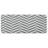 Chevron Zig Zag Triangle Shapes With Sketchy Lines Image Print Sky Blue And Brown Kitchen Mat