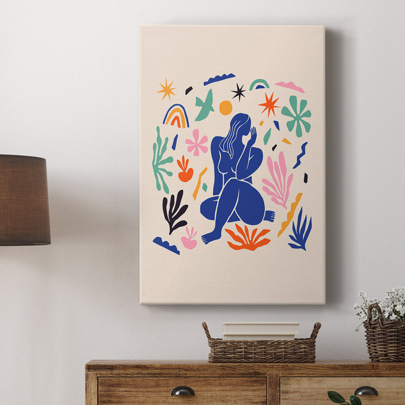 Matisse CDXLIV Framed Print -Custom Wrapped Gallery Cavas, 18" H x 12" W