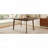 Rustic Farmhouse Rectangular Dining Table with Solid Wood Frame (60", Walnut)-1718405696