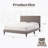 Queen Size Upholstered Platform Bed-1368982805