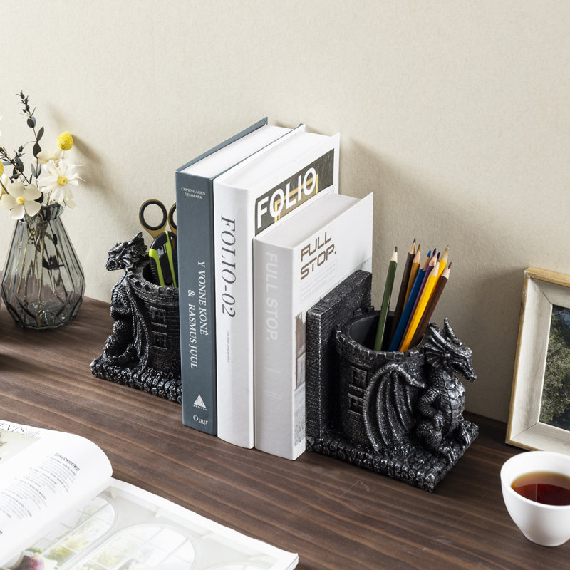 Markolf Decorative Dragon Non-Skid Bookend