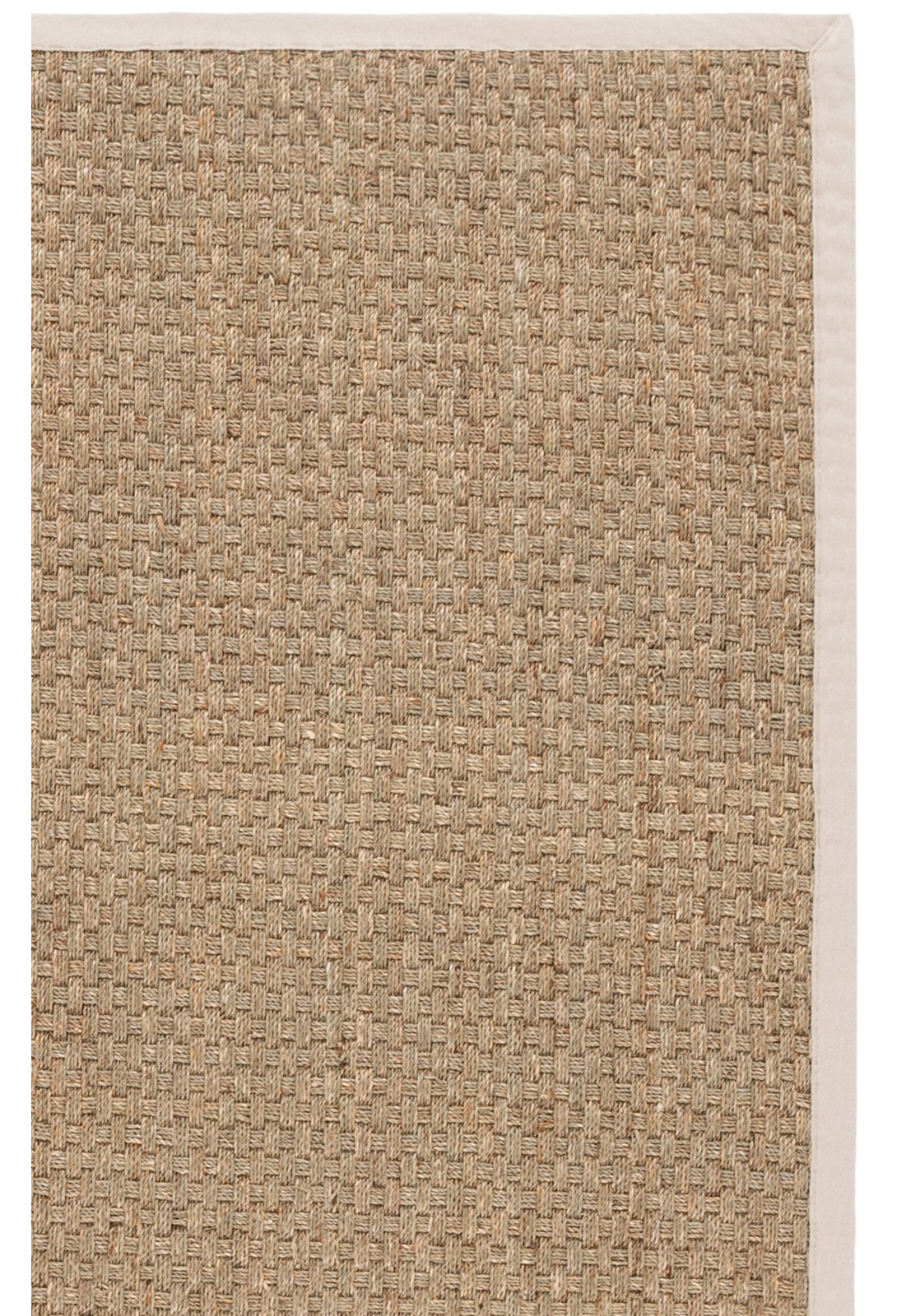 Dollard Natural Ivory Seagrass Rug, Rectangle 4' x 6'