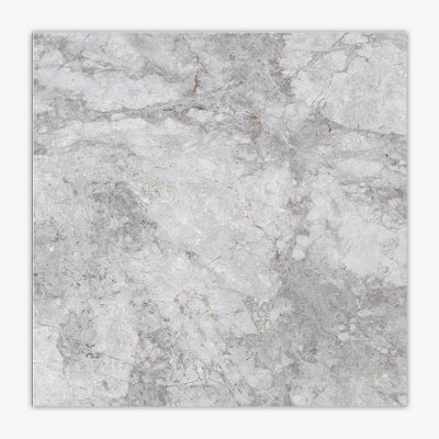 Silver Grey Light Honed 12x12 Marble Tile