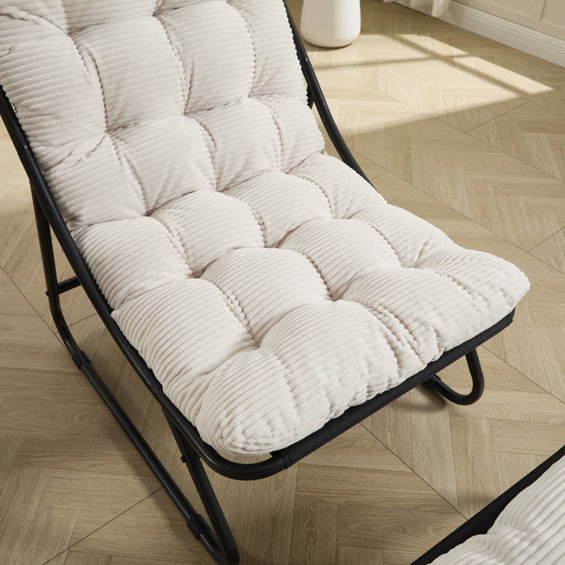 Ensemble de fauteuil inclinable élégant, White