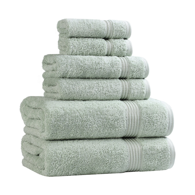 Ensemble de serviettes de bain 6 pièces Oleg Heritage, Sauge