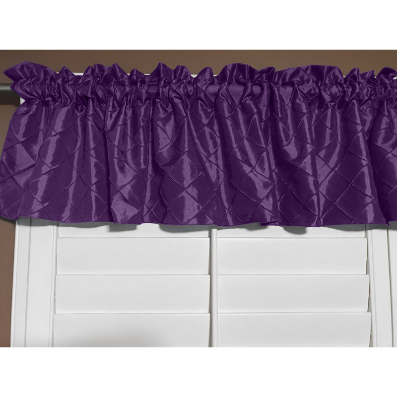Cantonnière sur mesure l 52 po, L 52 po x L 20 po, Prune