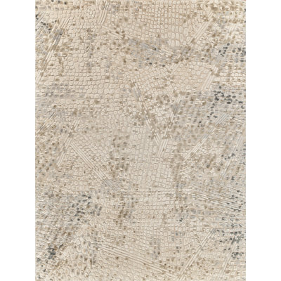 Overture Handmade Hand-Loomed Beige/Gray Area Rug