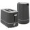 HOMCOM 1.7L 3000W Fast Boil Electric Kettle and 2 Slice Toaster Set