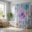 Watercolor Petals - Rideau de douche standard 1 pièce-872790493