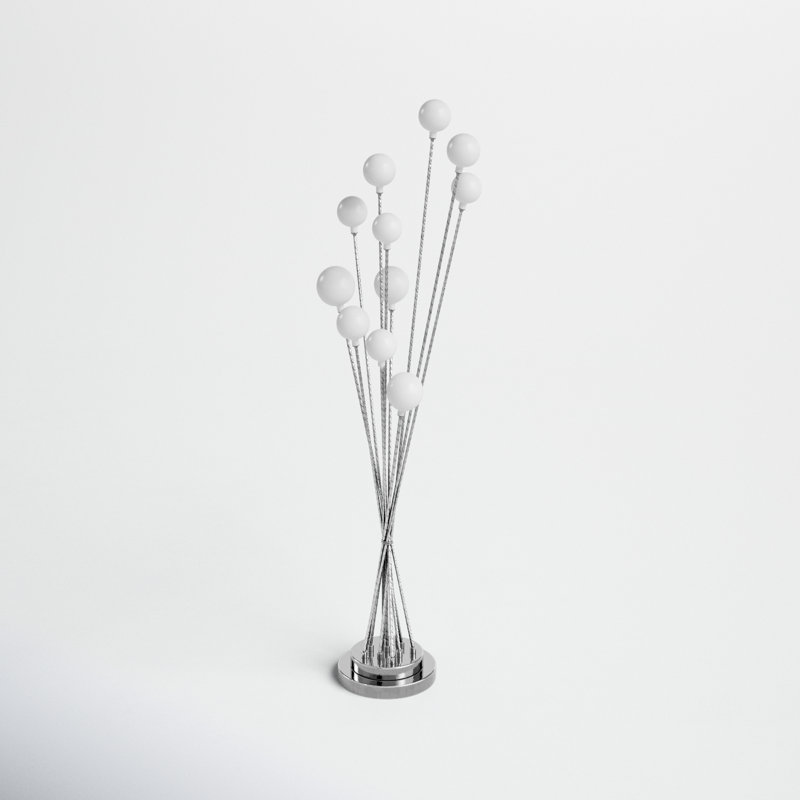 Wheeler 46'' Tree Floor Lamp, Silver