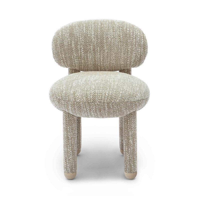 Colgin Nubby Side Chair, Beige