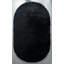 Tapis noir à longs poils Varina Collection-1946766501